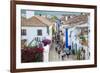 Streets, Obidos, Estremadura, Portugal, Europe-G and M Therin-Weise-Framed Photographic Print