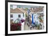 Streets, Obidos, Estremadura, Portugal, Europe-G and M Therin-Weise-Framed Photographic Print