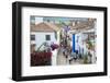 Streets, Obidos, Estremadura, Portugal, Europe-G and M Therin-Weise-Framed Photographic Print