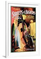 Streets Of Algiers - 1928-null-Framed Giclee Print