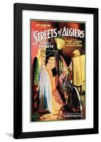 Streets Of Algiers - 1928-null-Framed Giclee Print