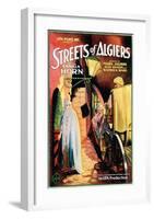 Streets Of Algiers - 1928-null-Framed Giclee Print