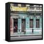 Streets of Centro Habana, Havana, Cuba-Jon Arnold-Framed Stretched Canvas