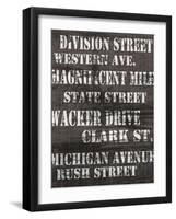 Streets of Chicago I-Andrea James-Framed Art Print