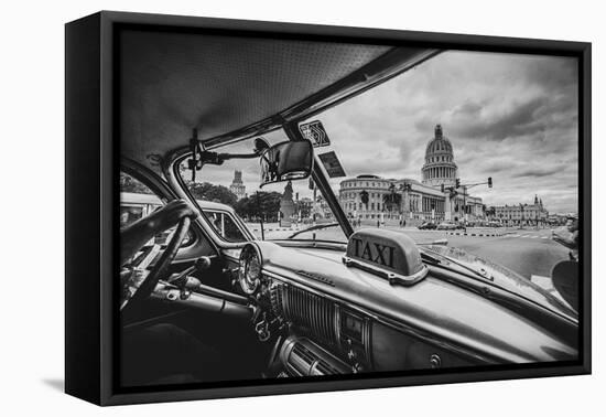 Streets of Habana-Marco Tagliarino-Framed Stretched Canvas