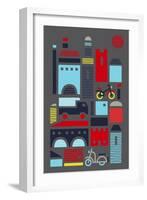 Streets Of Marrakesh-null-Framed Giclee Print