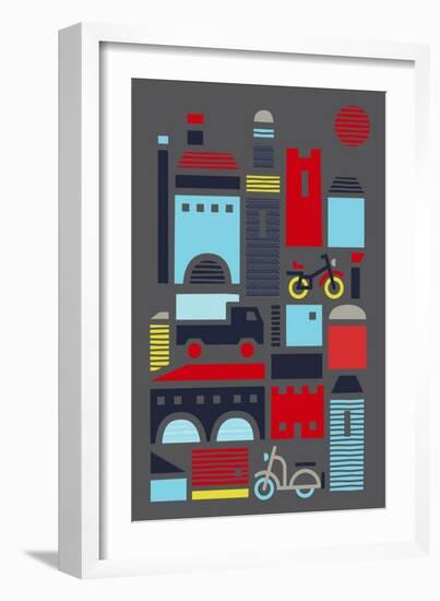 Streets Of Marrakesh-null-Framed Giclee Print