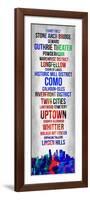 Streets of Minneapolis 1-Lina Lu-Framed Premium Giclee Print