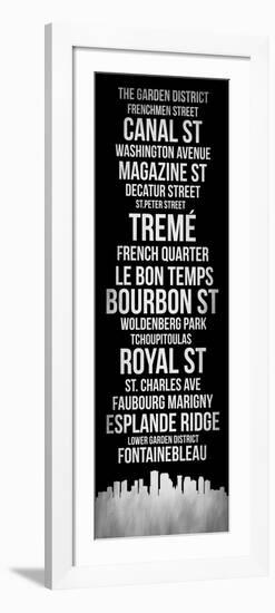 Streets of New Orleans 2-Lina Lu-Framed Premium Giclee Print