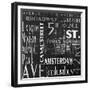 Streets of New York-null-Framed Art Print