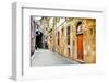 Streets of Old Tuscany, Italy-Maugli-l-Framed Photographic Print