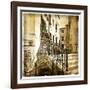 Streets Of Old Venice -Picture In Retro Style-Maugli-l-Framed Art Print