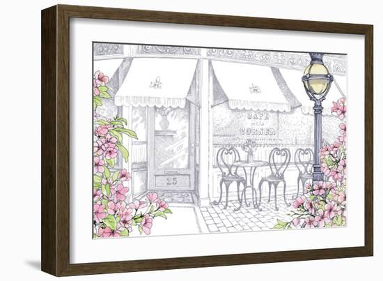 Streets of Paris I-Beth Grove-Framed Art Print