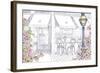 Streets of Paris I-Beth Grove-Framed Art Print