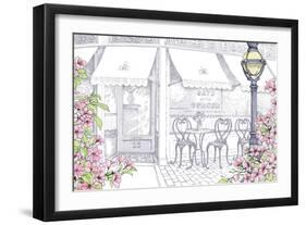 Streets of Paris I-Beth Grove-Framed Premium Giclee Print