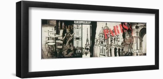 Streets of Paris-Joadoor-Framed Art Print