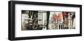 Streets of Paris-Joadoor-Framed Art Print