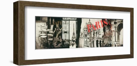 Streets of Paris-Joadoor-Framed Art Print