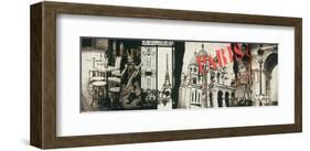 Streets of Paris-Joadoor-Framed Art Print