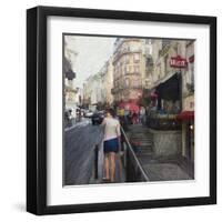 Streets of Paris-Sarah Butcher-Framed Art Print