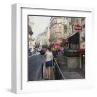 Streets of Paris-Sarah Butcher-Framed Art Print