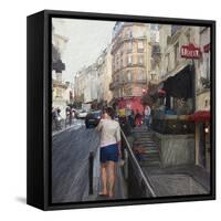 Streets of Paris-Sarah Butcher-Framed Stretched Canvas