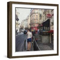 Streets of Paris-Sarah Butcher-Framed Art Print