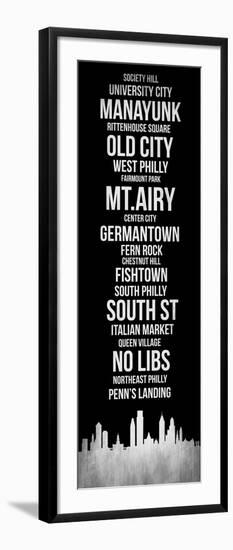 Streets of Philadelphia 2-Lina Lu-Framed Art Print