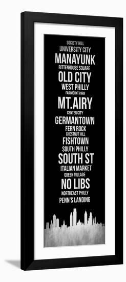 Streets of Philadelphia 2-Lina Lu-Framed Premium Giclee Print