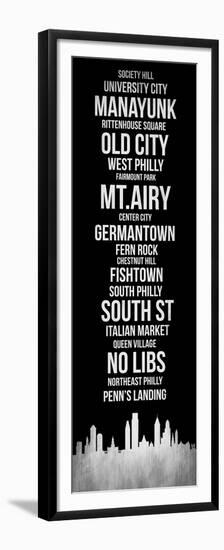Streets of Philadelphia 2-Lina Lu-Framed Premium Giclee Print