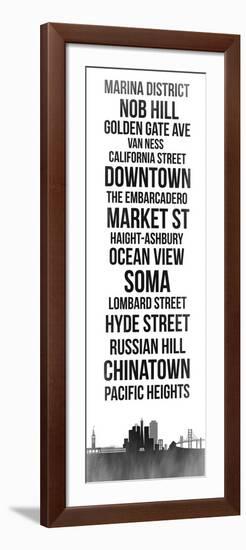 Streets of San Francisco 3-Lina Lu-Framed Premium Giclee Print