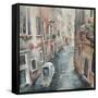 Streets of Venice-Farrell Douglass-Framed Stretched Canvas