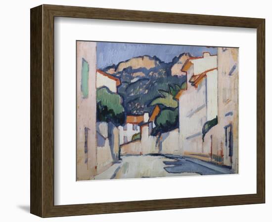 Streetscene, Cassis, C.1913-Samuel John Peploe-Framed Giclee Print