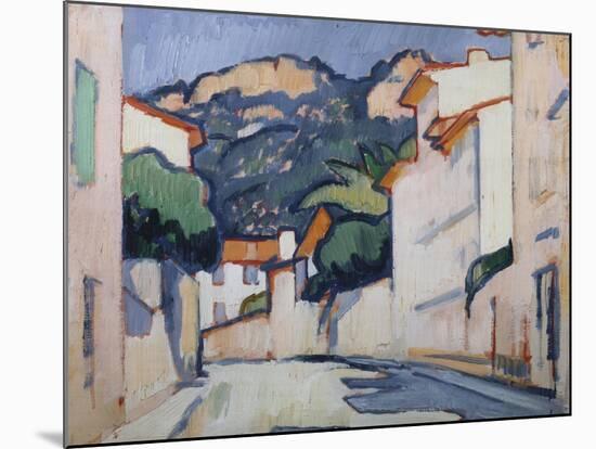 Streetscene, Cassis, c.1913-Samuel John Peploe-Mounted Giclee Print