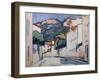 Streetscene, Cassis, c.1913-Samuel John Peploe-Framed Giclee Print