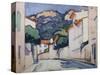 Streetscene, Cassis, c.1913-Samuel John Peploe-Stretched Canvas