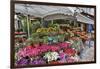 Streetscene of flower shop along the roads of Rue Cler, Paris, France-Darrell Gulin-Framed Photographic Print