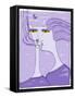 Strega Del Tchesal (Chiesale): Witch Who Turns into a Cat to Spy on Men. Illustration by Patrizia L-Patrizia La Porta-Framed Stretched Canvas