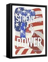 Strength and Power-Marcus Prime-Framed Stretched Canvas