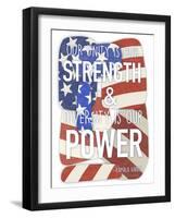 Strength and Power-Marcus Prime-Framed Art Print