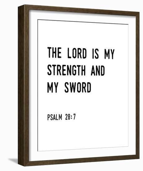 Strength And Sword-Maria Mendez-Framed Giclee Print