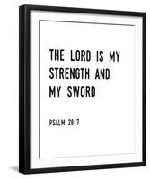 Strength And Sword-Maria Mendez-Framed Giclee Print