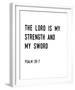 Strength And Sword-Maria Mendez-Framed Giclee Print