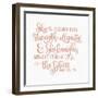 Strength & Dignity-Imperfect Dust-Framed Art Print