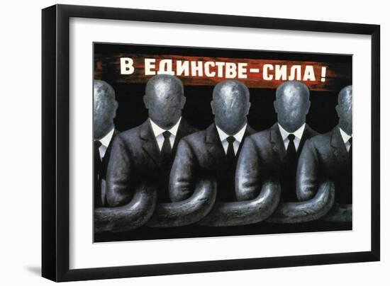 Strength is in Unity!-Alexander Lozenko-Framed Premium Giclee Print