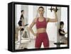 Strength Training in the Gym-null-Framed Stretched Canvas