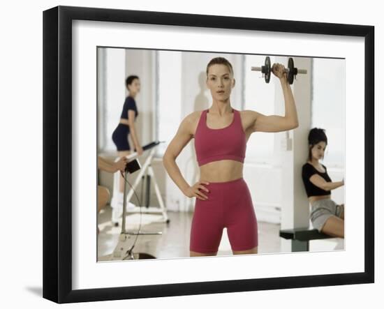 Strength Training in the Gym-null-Framed Photographic Print