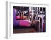 Strength Training Woman with Reflection-null-Framed Premium Photographic Print
