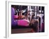 Strength Training Woman with Reflection-null-Framed Photographic Print