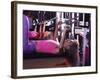 Strength Training Woman with Reflection-null-Framed Photographic Print